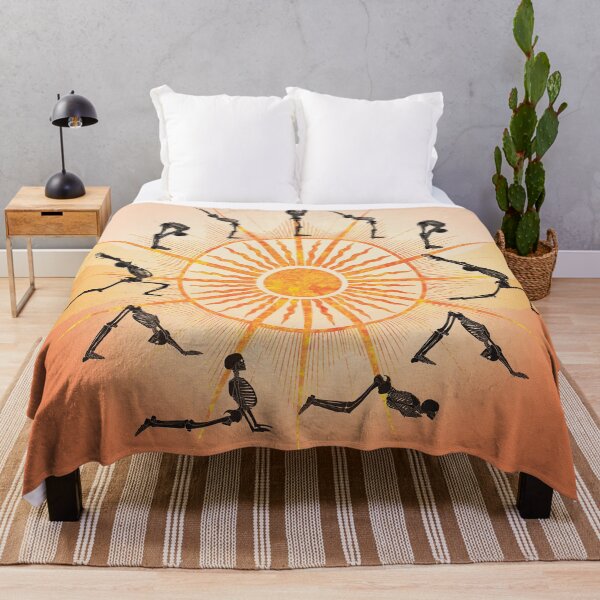 Item preview, Sun Salutation Skeletons designed and sold by Rebalien.