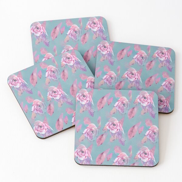 Item preview, Pastel floral abstract pattern designed and sold by Mirarima.