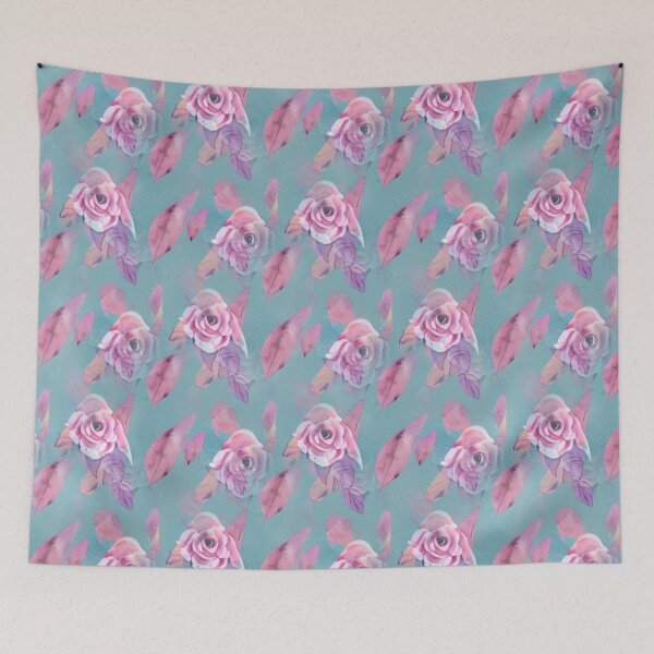 Item preview, Pastel floral abstract pattern designed and sold by Mirarima.
