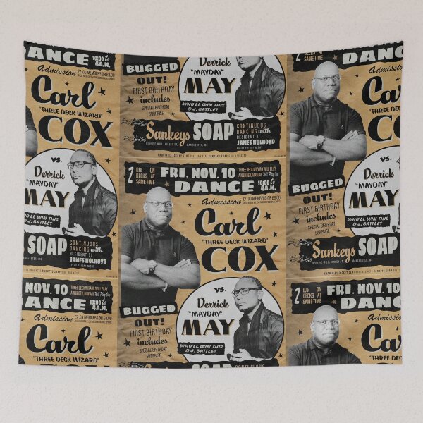 Item preview, Carl Cox and Derrick May at Sankeys Soap Manchester 1995 designed and sold by Lick-Design.