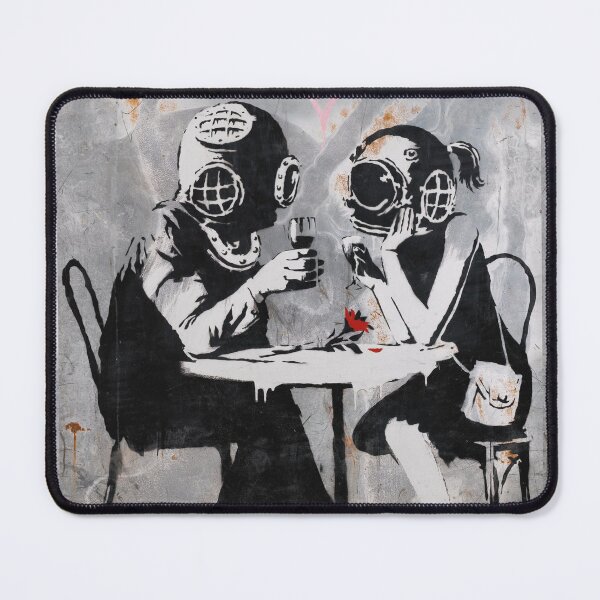 Item preview, Banksy Street Art Think Tank Dating Couple designed and sold by WE-ARE-BANKSY.