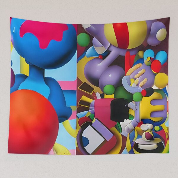 Item preview, vbstrvctivsm- hiding from my problems (Abstract Art 122) designed and sold by vbstrvctivsm.