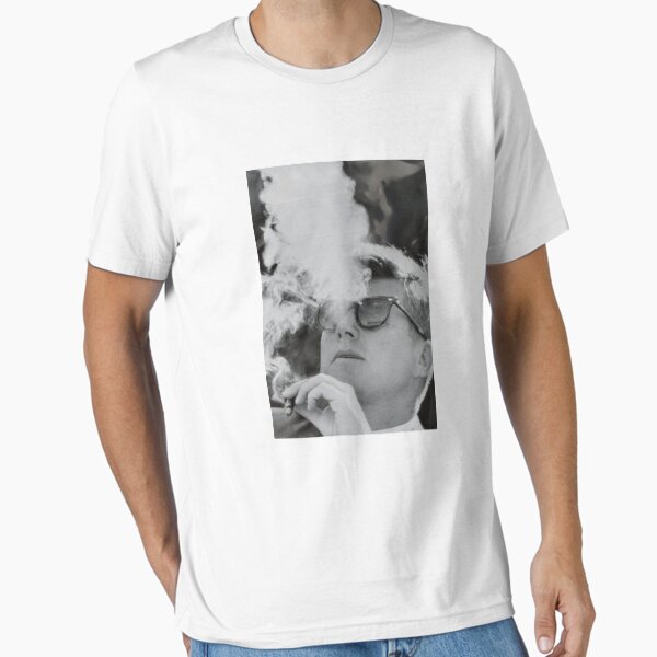 Item preview, JFK Smoking with Shades John F. Kennedy President T-Shirt designed and sold by JamesK1.