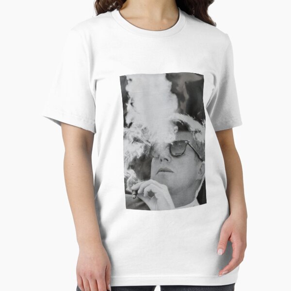 Item preview, JFK Smoking with Shades John F. Kennedy President T-Shirt designed and sold by JamesK1.