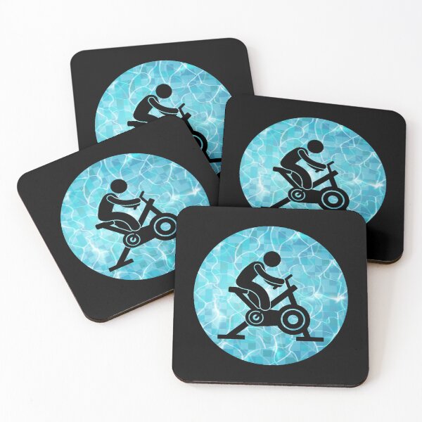 Item preview, Aqua Cycling Swimming Pool Fitness Training Coach designed and sold by CuteDesigns1.