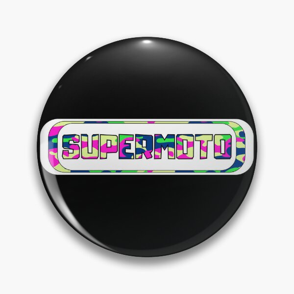 Item preview, Supermoto logo colorful camouflage designed and sold by Rev-Style.