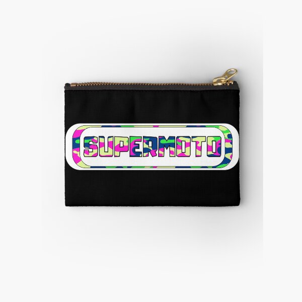 Item preview, Supermoto logo colorful camouflage designed and sold by Rev-Style.