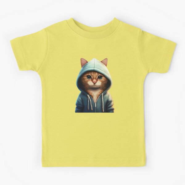 Kid Boy/Kid Girl Animal Cat Print Stripe Hoodie Sweatshirt