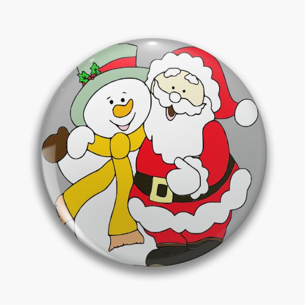 Item preview, Vintage retro pinka santa claus with snowman designed and sold by Vehiclestore.