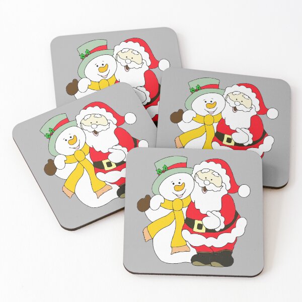 Item preview, Vintage retro pinka santa claus with snowman designed and sold by Vehiclestore.