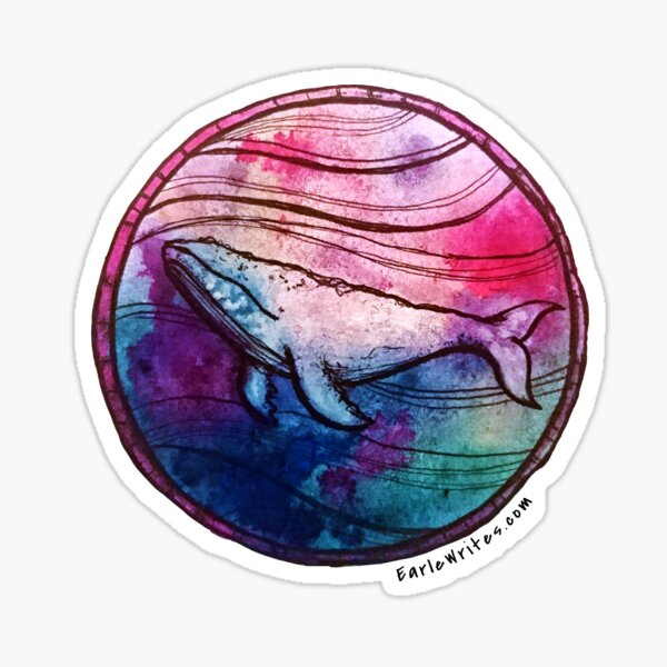 Everything Whale Be All Right Sticker