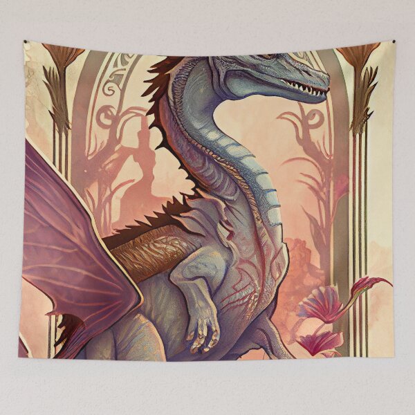 Aperçu de l'œuvre Dinosaur Spirit Animal 2 créée et vendue par MadeByHaresShop.
