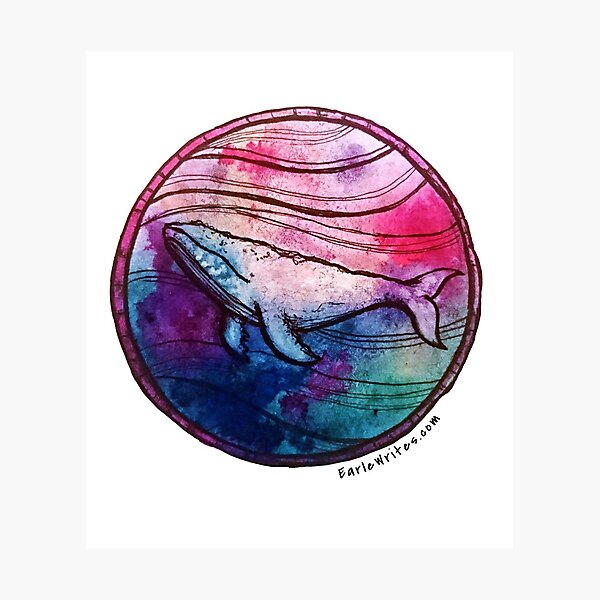 Everything Whale Be All Right Photographic Print