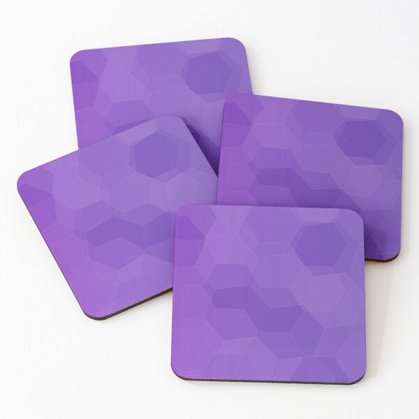 Aperçu de l'œuvre Fond d'hexagone violet créée et vendue par Ludovic Geusa.