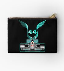 Lewis Hamilton on his car Zipper Pouch
