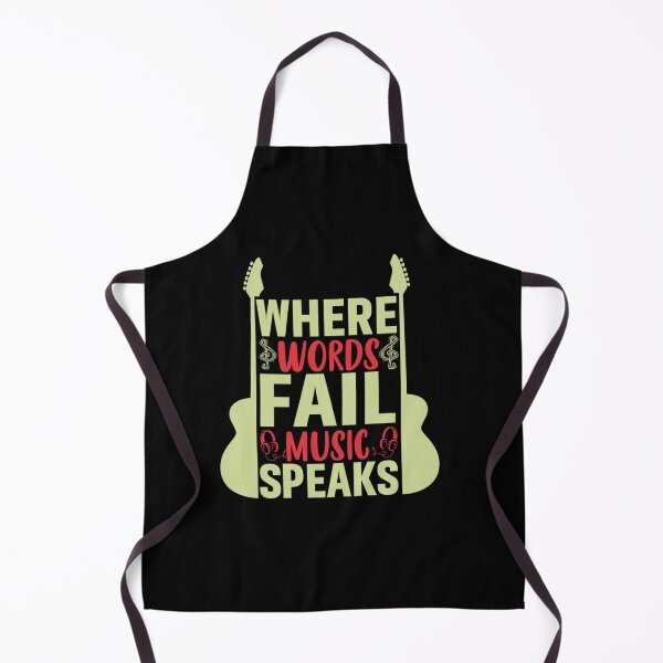 Item preview, Where Words Fail Music Speaks Guitar Racerback Tank Top designed and sold by raynesjestero.