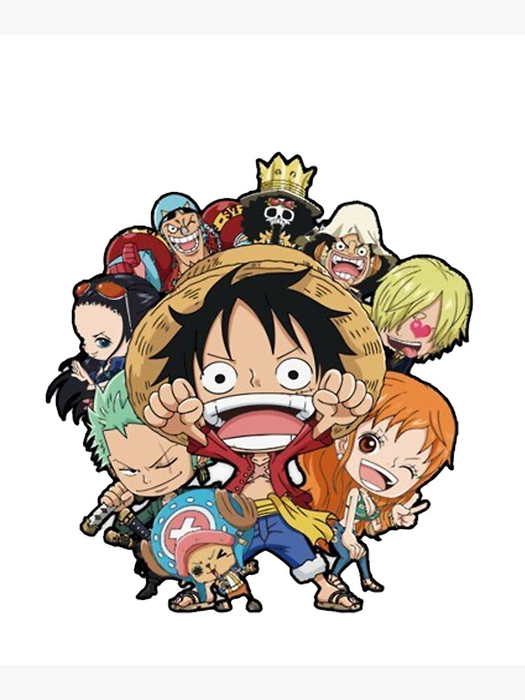 "Chibi Anime Teams One Piece" Poster for Sale by LinaMercata0428