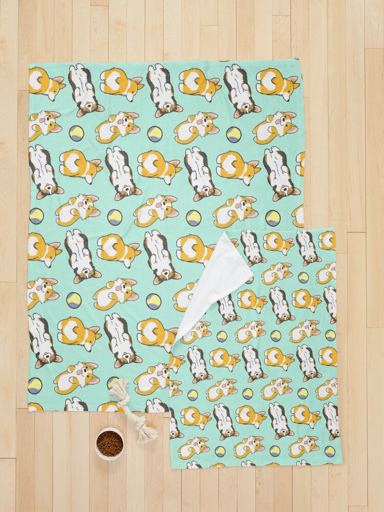 Alternate view of Corgi set Pet Blanket