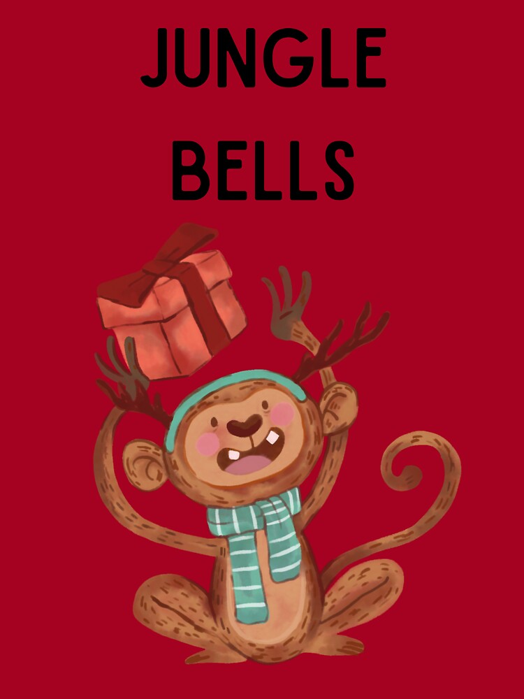 Jungle Bells - Illustrated Funny Pun Christmas Card – NANU Studio