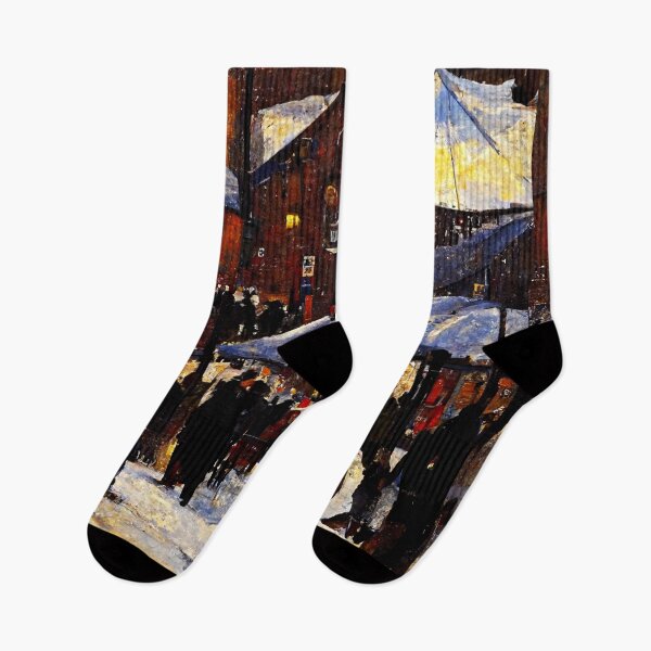 Item preview, CHRISTMAS MARKET IN A NORTHERN ENGLISH TOWN  Midjourney AI Artwork designed and sold by davidjulie.