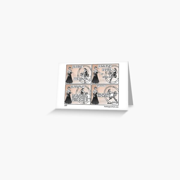 API Comic Greeting Card