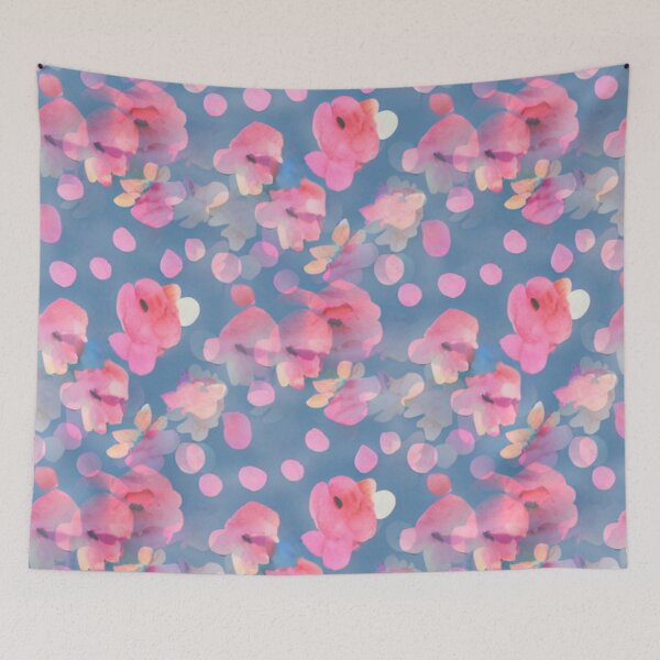 Item preview, Pastel floral abstract pattern designed and sold by Mirarima.