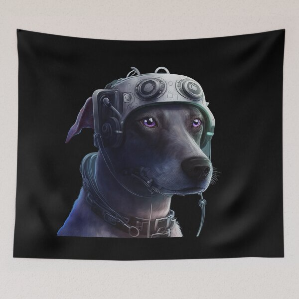 Item preview, Dog from the future designed and sold by AnimalArtPhotos.