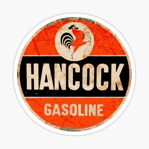 Hancock Gasoline USA Sticker