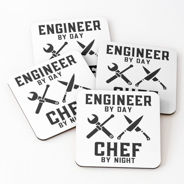 Item preview, Engineer by day Chef by night : for engineer who loves cooking : gifts : Double cross symbol designed and sold by MokonoKokoro.