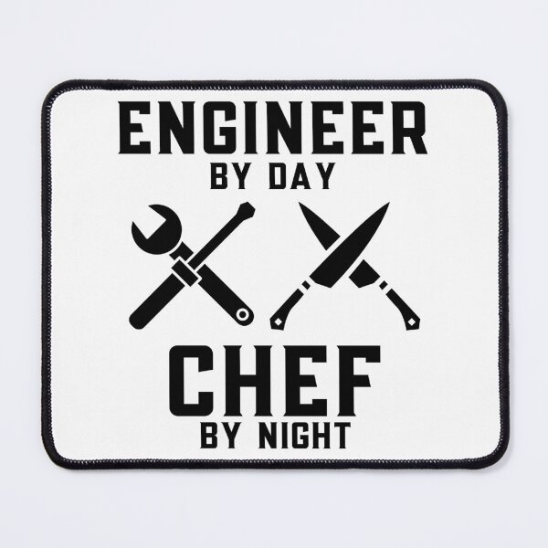 Item preview, Engineer by day Chef by night : for engineer who loves cooking : gifts : Double cross symbol designed and sold by MokonoKokoro.