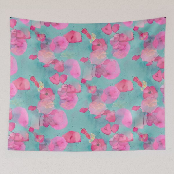 Item preview, Pastel floral abstract pattern designed and sold by Mirarima.