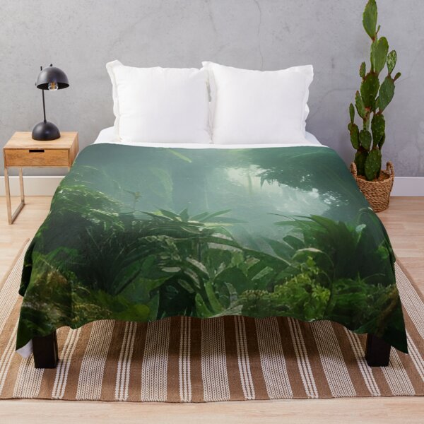 Item preview, 'Graphic Art Fantasy Jungle Landscape'(Thanksgiving and Black Friday Sales!) designed and sold by Bako24.