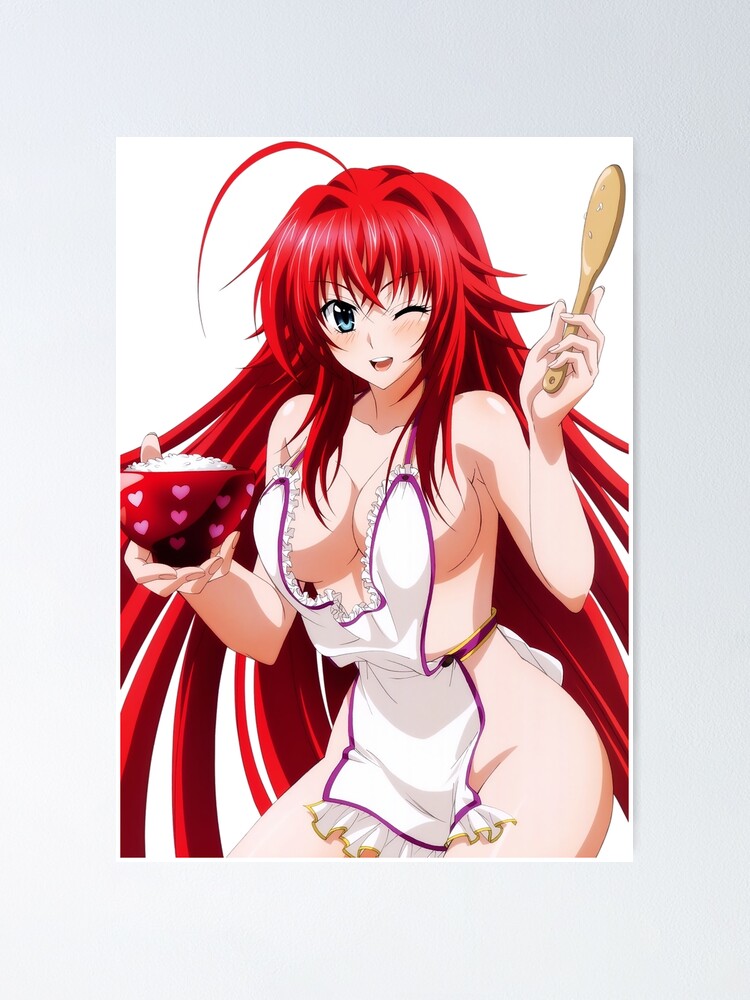 High School Dxd Rias Gremory X Bento Poster By Capuvan Redbubble