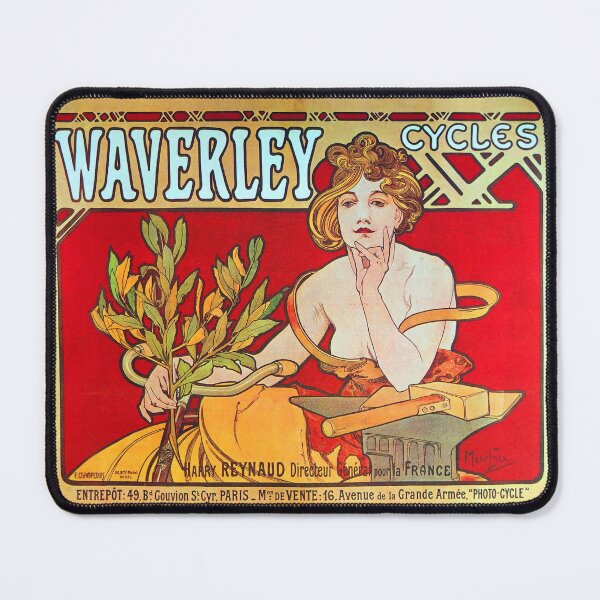Item preview, Affiche de alfons Mucha Cycles Waverley Paris,waverley cycles mucha,mucha bicycle,alphonse mucha bicycle, alphonse mucha, alphonse maria mucha,  designed and sold by Tamas Das.
