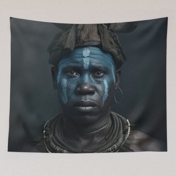 Item preview, African zulu tribe warrior designed and sold by RK - Shop.