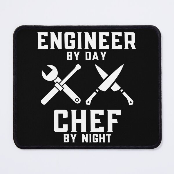 Item preview, Engineer by day Chef by night : for engineer who loves cooking : gifts : Double cross symbol designed and sold by MokonoKokoro.