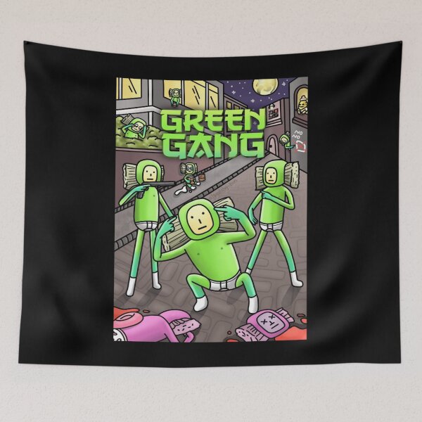 Item preview, Green Gang     designed and sold by PrettieOrganicc.