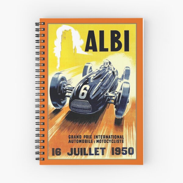 Item preview, ALBI : Vintage 1950 Grand Prix Auto Racing Print designed and sold by posterbobs.