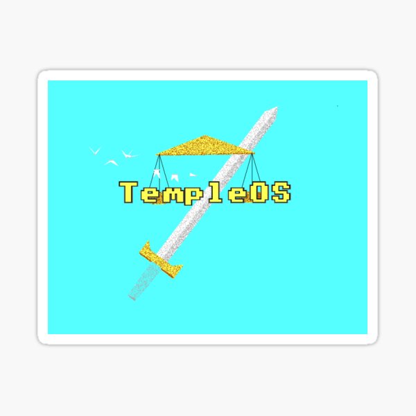 Item preview, TempleOS New designed and sold by orinemaster.