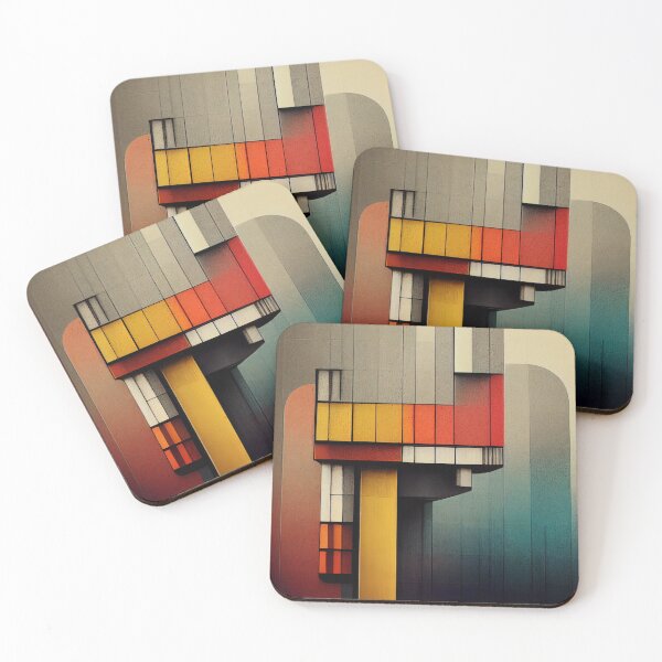 Item preview, Bauhaus Illustration Inspired by Architecture designed and sold by KOTOdesign.