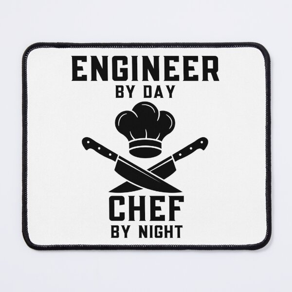 Item preview, Engineer by day Chef by night : for engineer who loves cooking : gifts : Chef cross symbol designed and sold by MokonoKokoro.