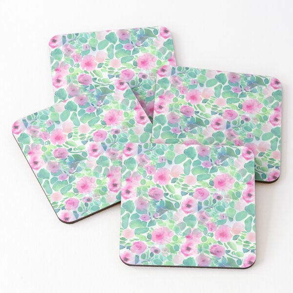 Item preview, Pastel floral abstract pattern designed and sold by Mirarima.