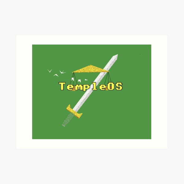 TempleOS New Art Print