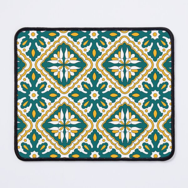 Item preview, Morocco  tiles, yellow, green and white, beautiful shapes designed and sold by FK-UK.