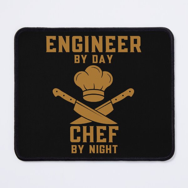 Item preview, Engineer by day Chef by night : for engineer who loves cooking : gifts : Chef cross symbol designed and sold by MokonoKokoro.