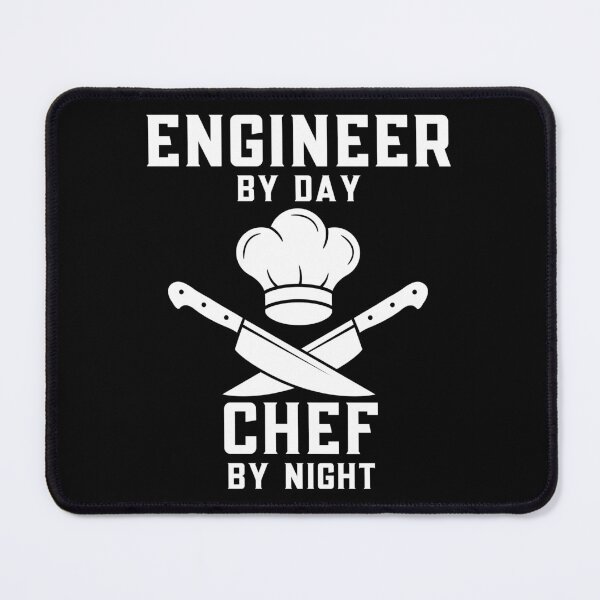 Item preview, Engineer by day Chef by night : for engineer who loves cooking : gifts : Chef cross symbol designed and sold by MokonoKokoro.