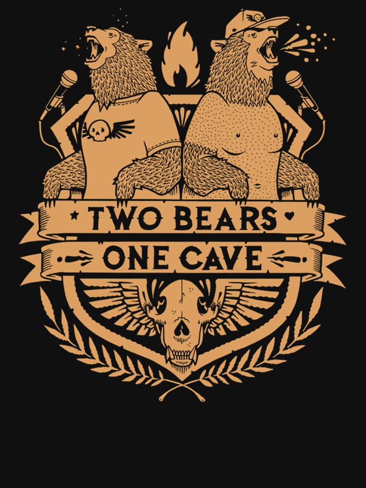 Two Bears One Cave By Jeremy Fish Hockey Jersey