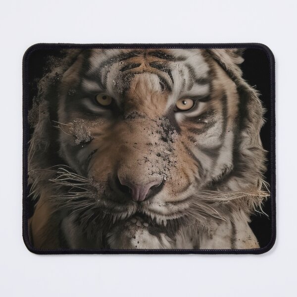 Item preview, Portrait of an agressive tiger designed and sold by RK - Shop.