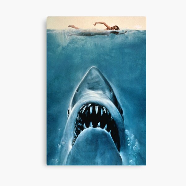 JAWS SHARK Canvas Print
