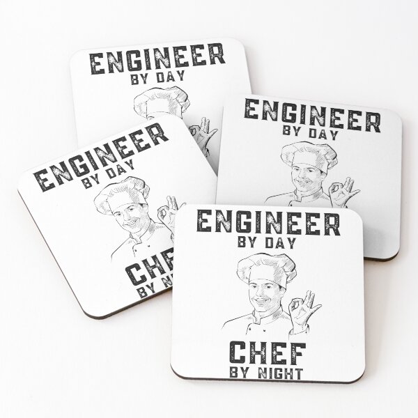 Item preview, Engineer by day Chef by night : for engineer who loves cooking : gifts : Chef Art designed and sold by MokonoKokoro.